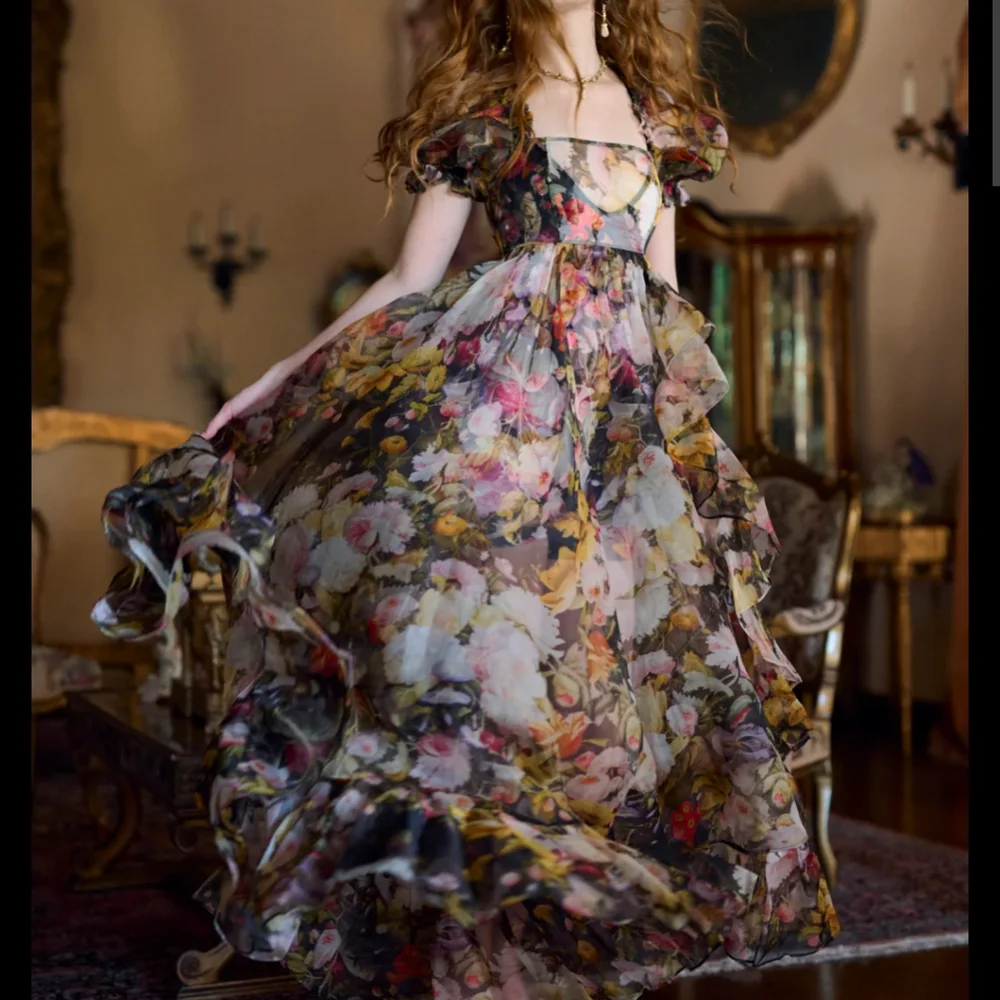 Selkie Multicolor Floral Maxi Dress - Picture 4 of 11